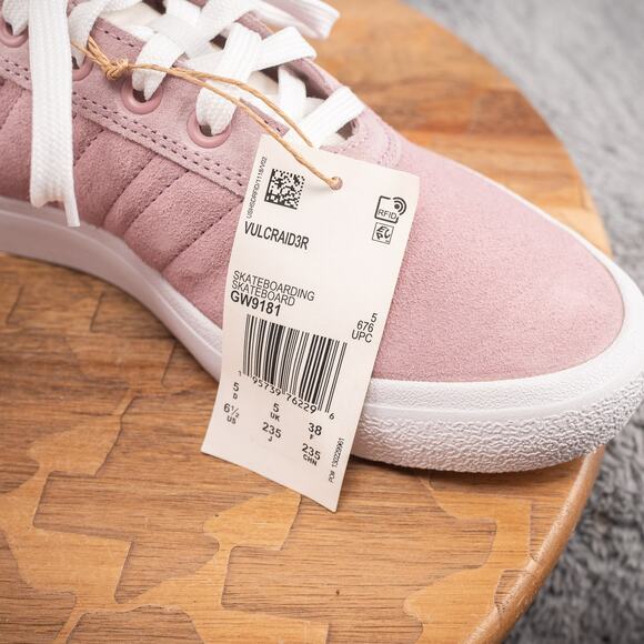 adidas Vulcraider 3R Women's Skateboarding Casual Sneakers Pink Sz 6.5 - Picture 7 of 8